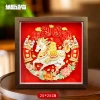 2026马年大吉国潮3D立体相框摆件手工diy粘贴画送亲友新中式礼品 details Picture